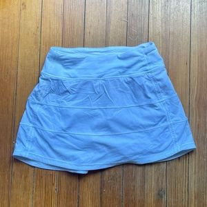 White Lululemon Tennis Skirt